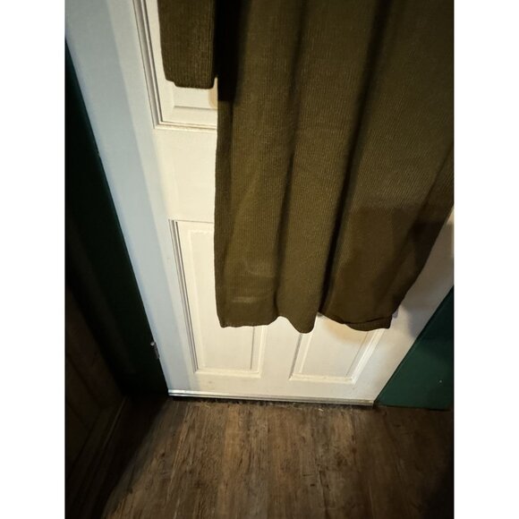 Area Stars Olive Green Turtleneck Sweater Dress Medium - Picture 6 of 6